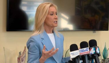 Deegan says employee was placed on leave for policy violation, not for discussing reported increased ICE presence