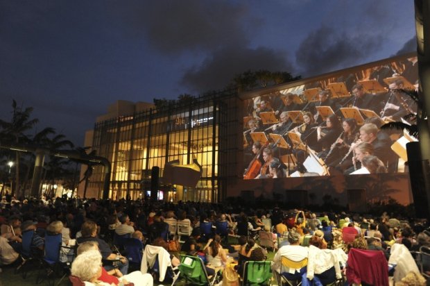 New World Symphony's Oct. 19 performance of "The Kaiser of Atlantis" and "The Seven Deadly Sins" will be offered in a free Wallcast screening on the side of New World Center in SoundScape Park. (South Florida Sun Sentinel file)