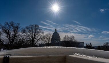 The Capitol is seen from the Russell Senate Office Building on Thursday, Jan. 29, 2026. (AP Photo/J. Scott Applewhite)
