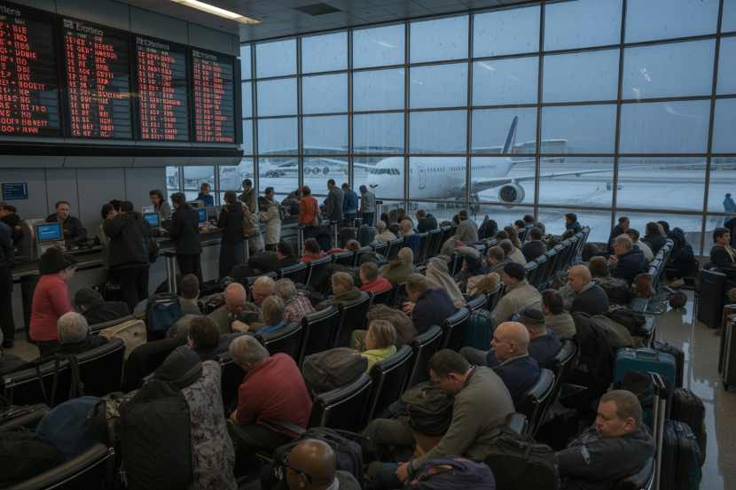 Thousands of Travelers Stranded at Charlotte/Douglas Intl Airport as American Airlines, Piedmont, PSA, Envoy Air, Contour, and Others Face 1,067 Flight Cancellations Amid Severe Weather Disrupting Major US Routes Between New York, Philadelphia, Fort Lauderdale, Knoxville, Richmond, and More