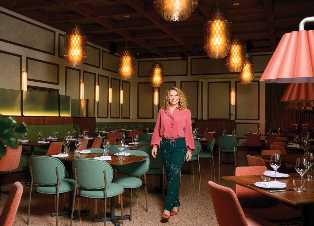 Chef Michelle Bernstein at Sra. Martinez, her flagship restaurant in Coral Gables. Photo by Salar Abduaziz