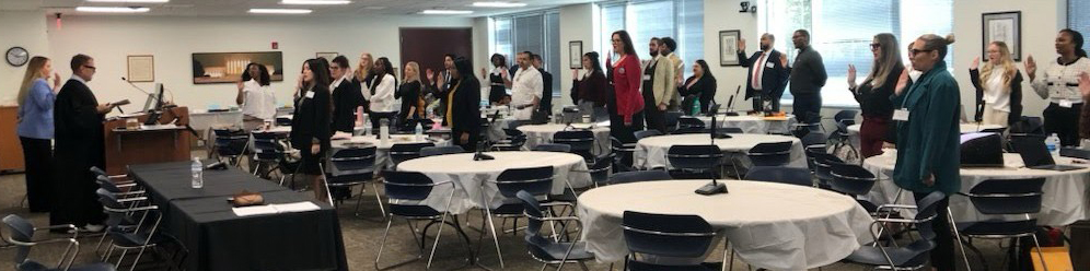 Cooley Law School welcomed 30 new students to its Tampa, Florida, campus during the evening and weekend program orientation for the Hilary spring semester in January.
