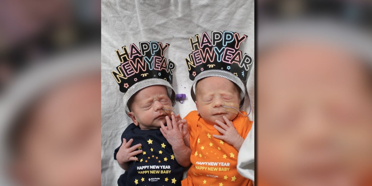 HCA North Florida Hospital celebrates NICU babies’ 1st New Year