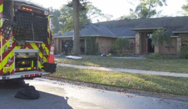 House fire displaces 4 in Orange County