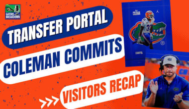 Florida Gators Transfer Portal Tracker: DJ Coleman Commits