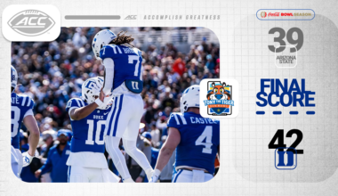 Mensah Throws for 4 TDs and Leads Duke to a 42-39 Win Over Arizona State in the Sun Bowl