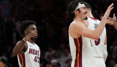 Miami Heat's Davion Mitchell, Jaime Jaquez out vs. Celtics