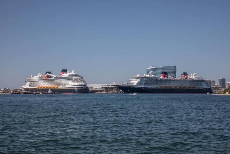 Disney Ships in Port Everglades