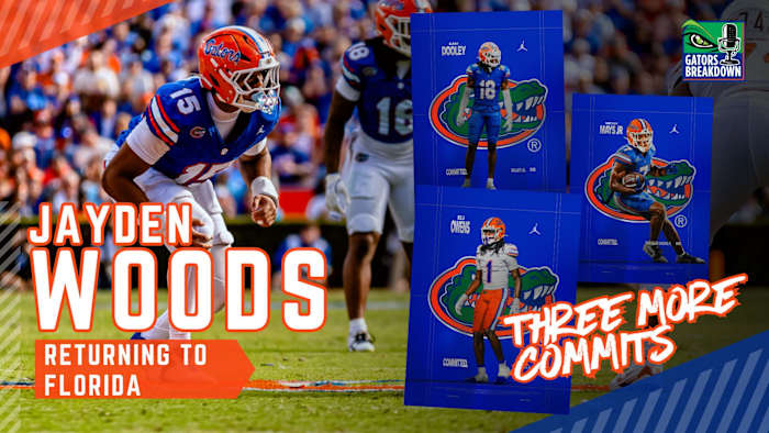JAYDEN WOODS STAYS! Florida Gators WIN Big in Transfer Portal + 3 MORE Commits!