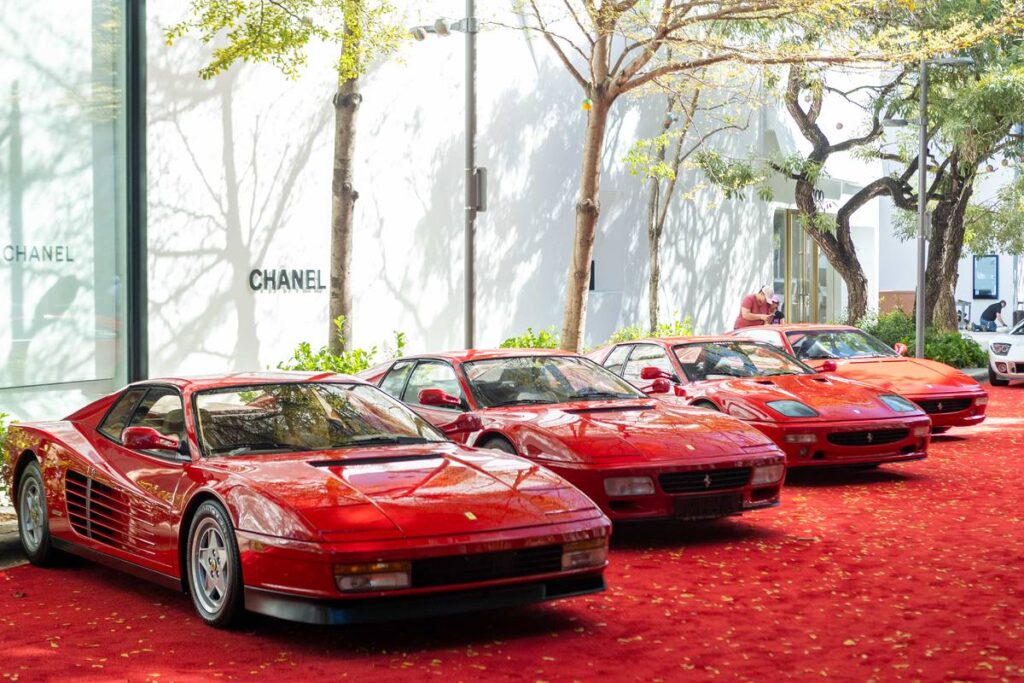 Miami Concours red carpet