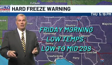 A Freeze Warning for Thursday night, looking ahead to Sunday’s system 👀