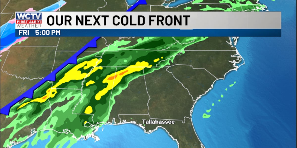 Cam is looking ahead to our next cold front 👀