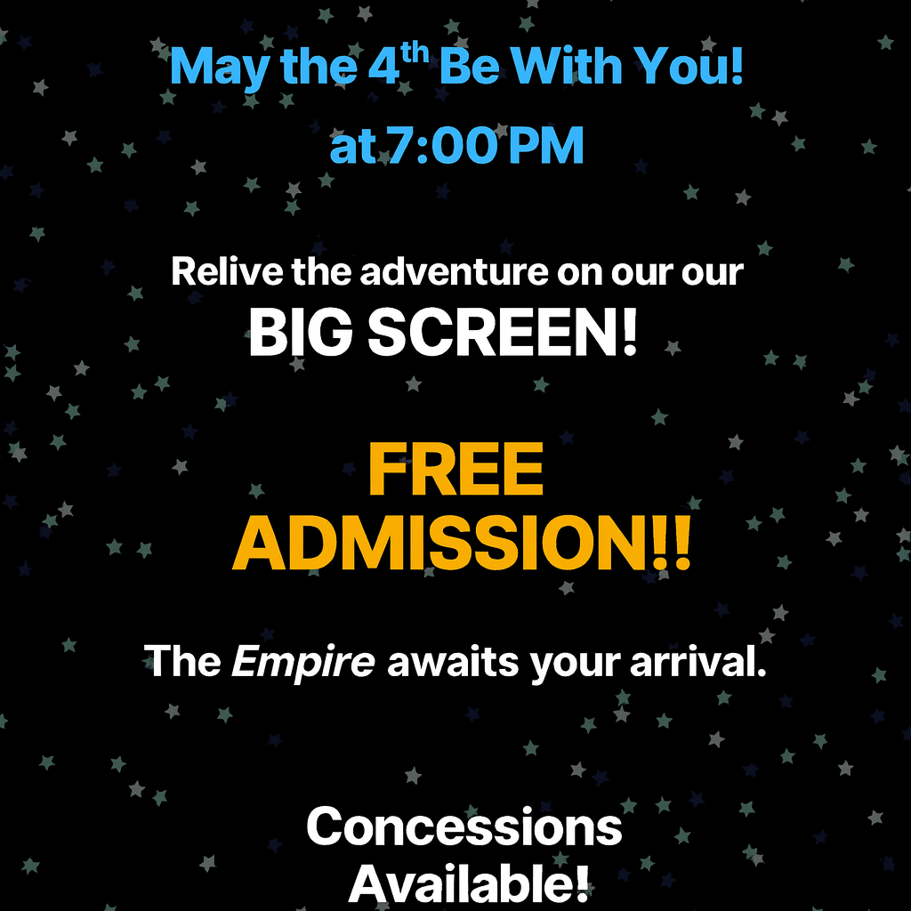Empire Strikes Back screening 768x1152