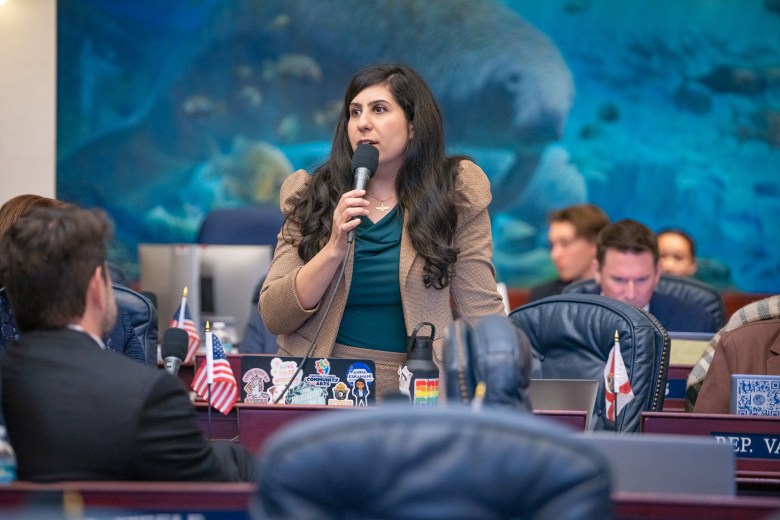 Rep. Anna Eskamani, D-Orlando, debates in the House Chamber