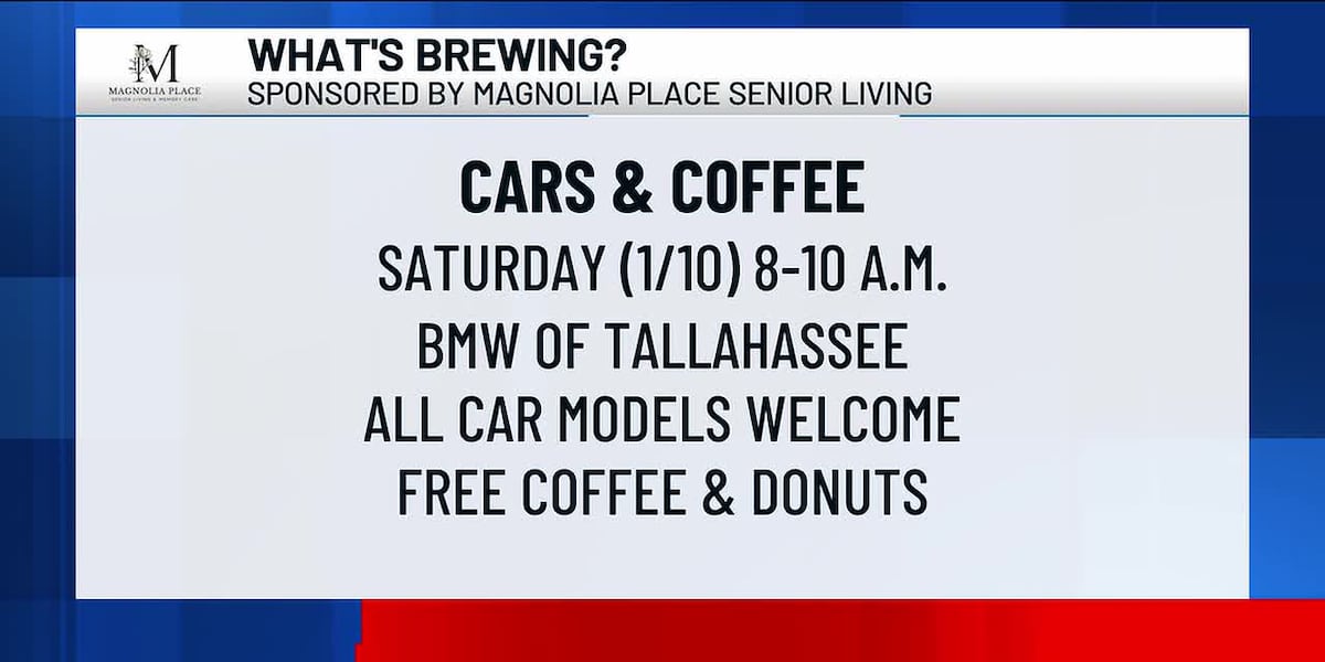 What’s Brewing - Cars and coffee