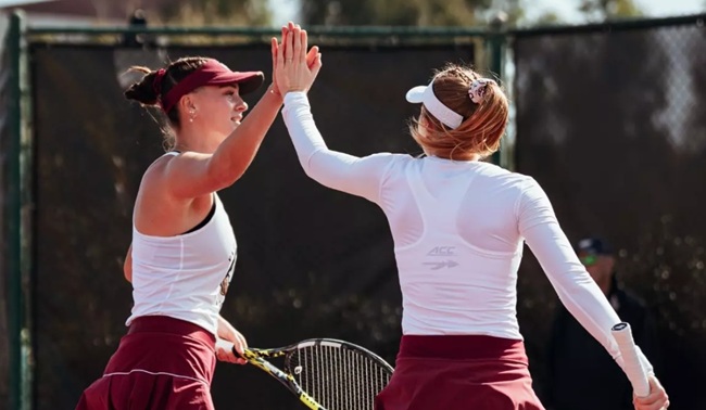 FSU Women’s Tennis Defeats USF 6-1 in Season Opener