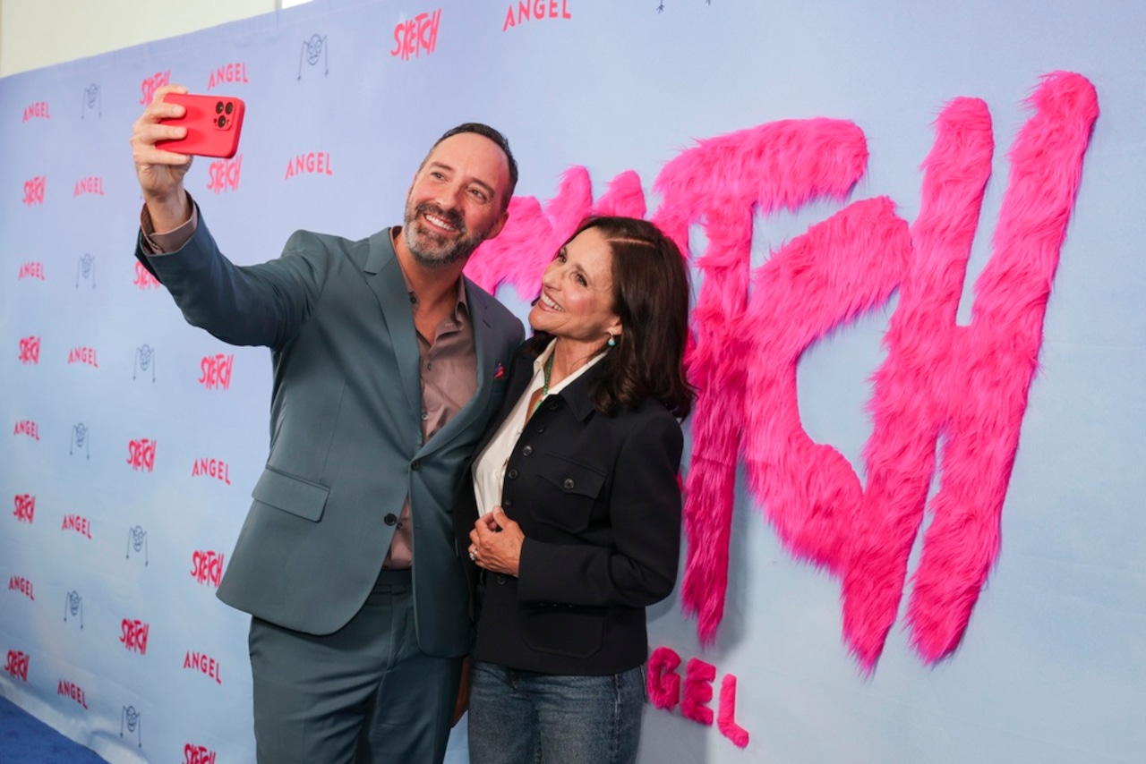 Tony Hale, left, and Julia Louis-Dreyfus