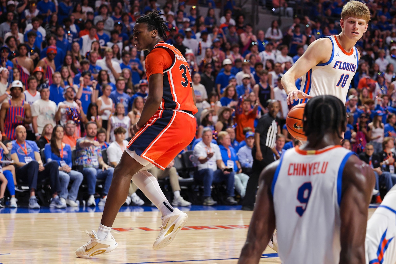 Gainesville, FL - 20260124 - Auburn Tigers Men's Basketball vs. #16 Florida Gators