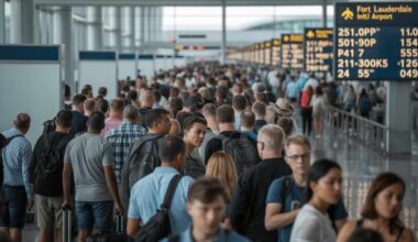 Travelers Stranded at Fort Lauderdale Intl Airport as JetBlue, Spirit, Delta, United, American Airlines, and More Ground 71 Flights, Disrupting Major US Routes in Newark, Los Angeles, Nashville, Austin, Cleveland, and Beyond