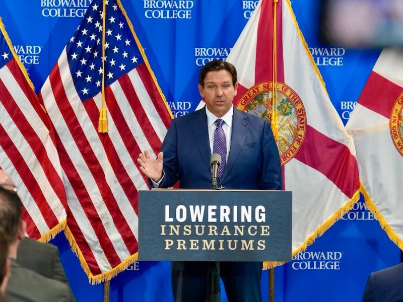 DeSantis says Citizens Insurance has fewer policyholders, will slash rates