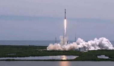 SpaceX rocket launch from Florida