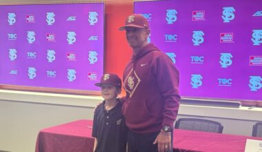 FSU Baseball superfan battling Leukemia signs with team