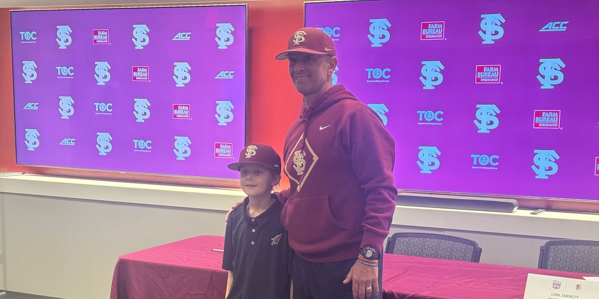 FSU Baseball superfan battling Leukemia signs with team