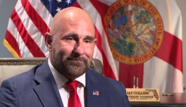 Lt. Gov. Jay Collins announces campaign for Florida governor
