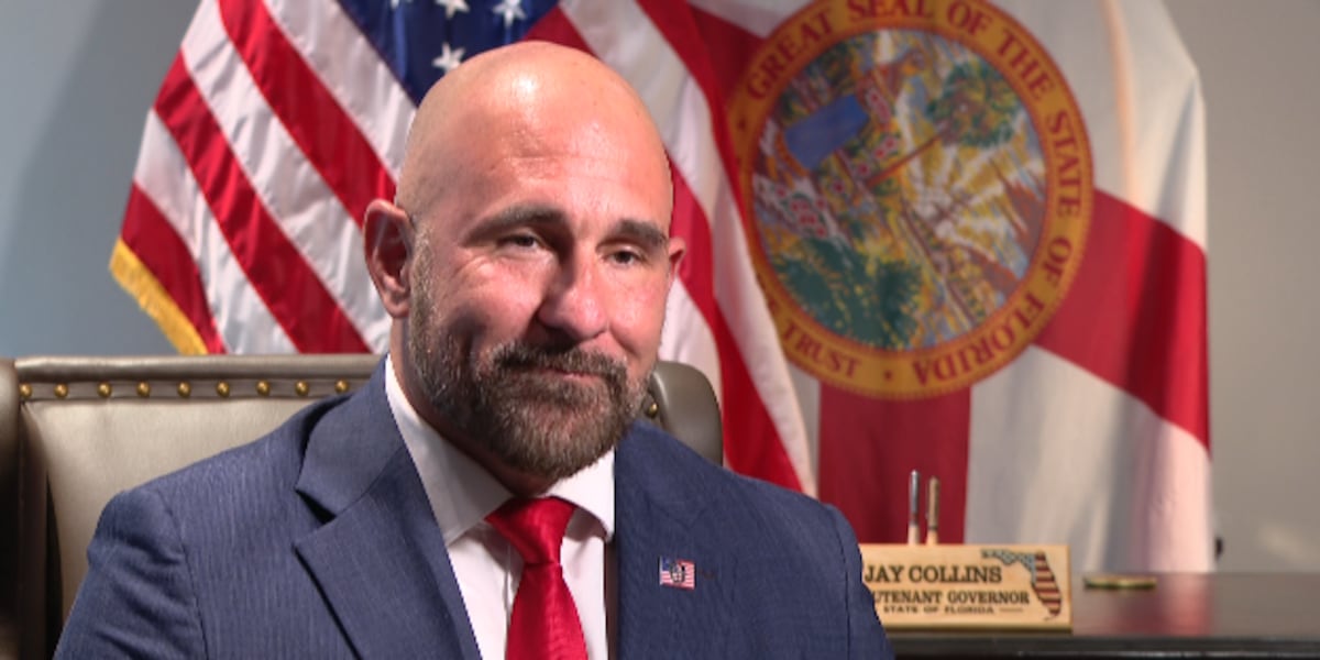 Lt. Gov. Jay Collins announces campaign for Florida governor
