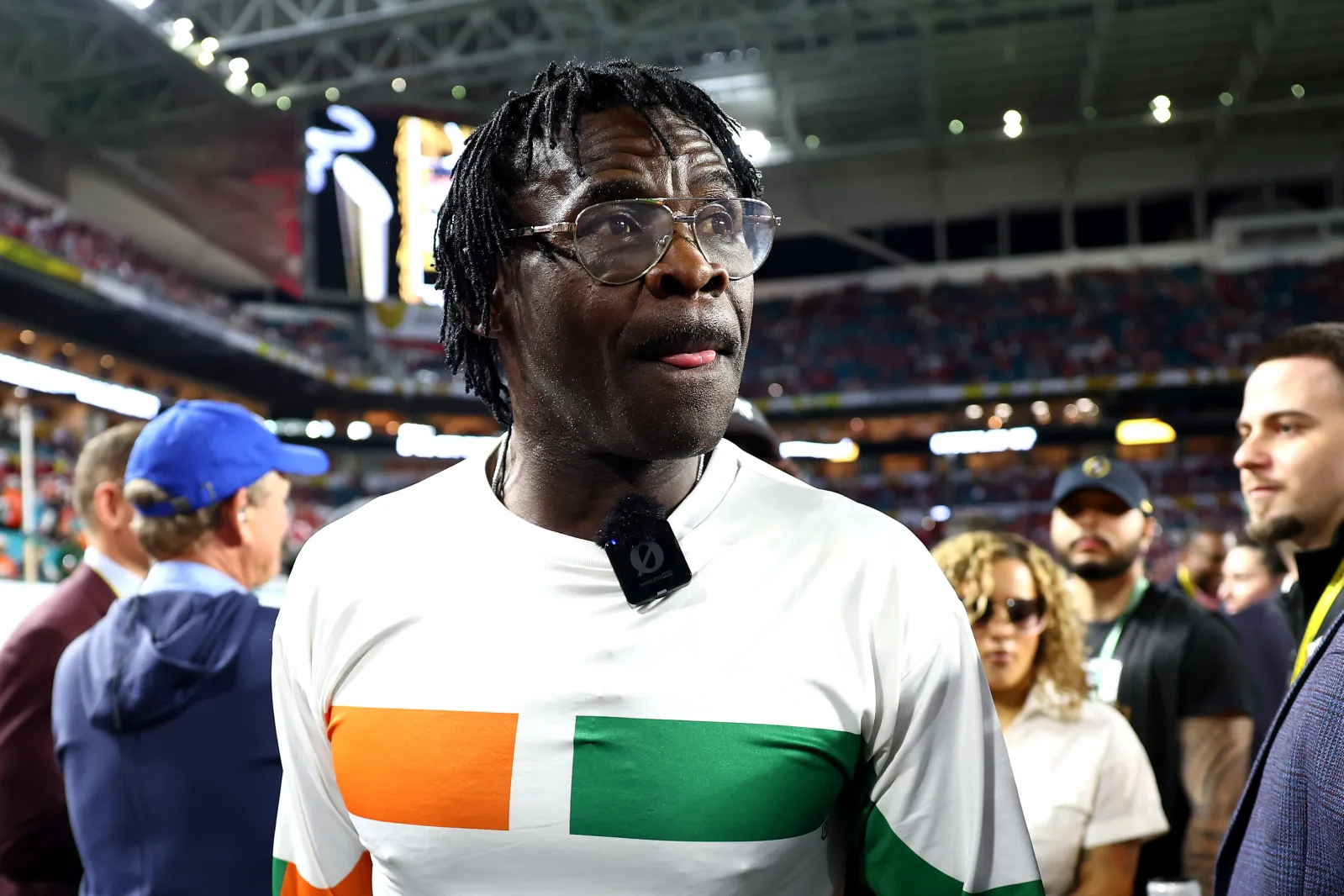 Former Miami Hurricanes champion and NFL Super Bowl winner Michael Irvin