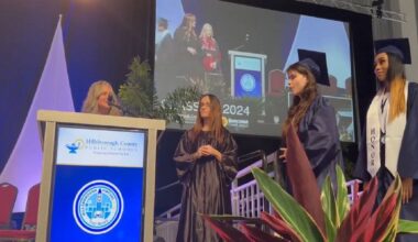 FILE — Hillsborough County Public School students graduate at the Florida State Fairgrounds. (Spectrum News)