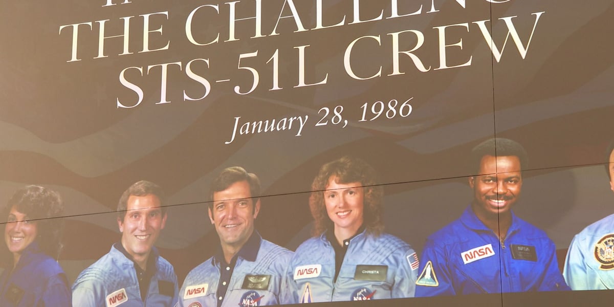 Challenger crew honored in Tallahassee forty years later