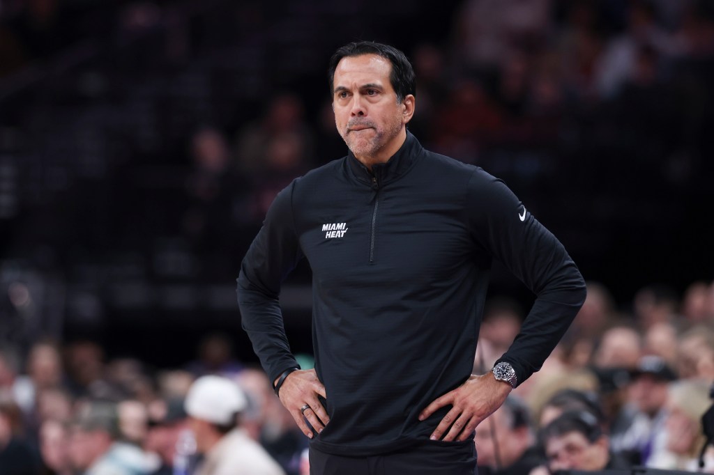 Miami Heat's Bam Adebayo, Erik Spoelstra hash it out