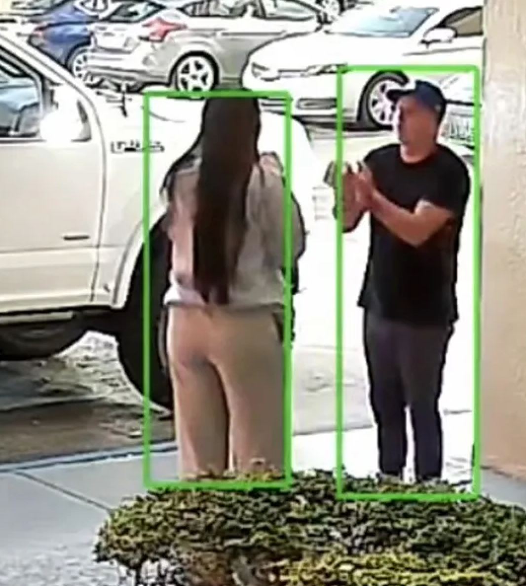 Police are asking for the public’s help after surveillance video captured what they believe may be the abduction of a woman on New Year’s Eve