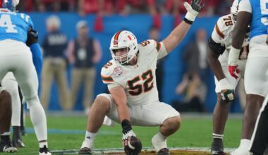 Former Alabama football player James Brockermeyer teaches Miami national championship lessons