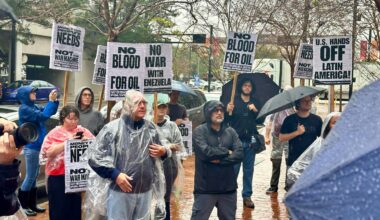 PSL members in Tampa protest U.S. strike against Venezuela