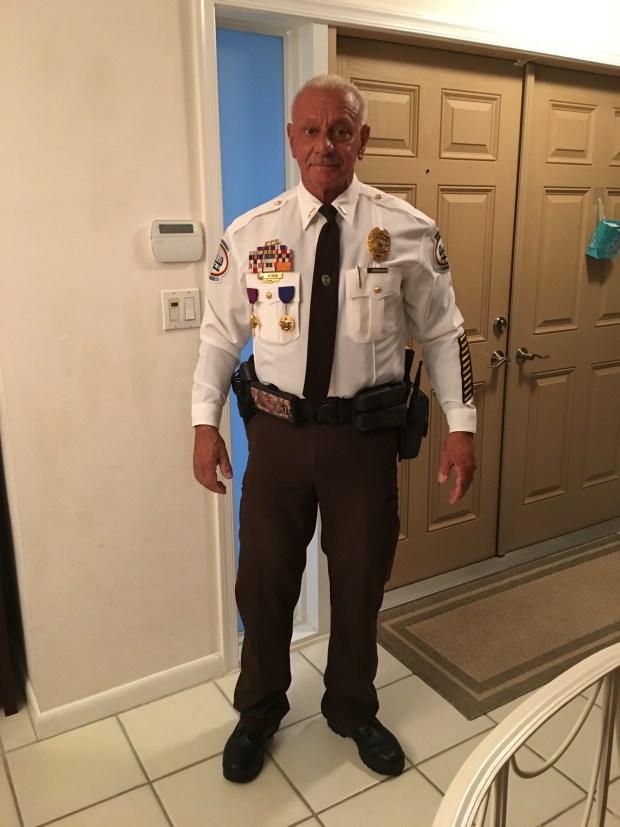 Joe Alu, who retired from the Palm Beach County Sheriff's Office in 2024, died on Dec. 24, 2025. (Jody Alu/Courtesy)