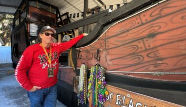 Celebrating their 15th season, Darrell Haun will be leading the Krewe of Blackbeards Revenge at Gasparilla. (Spectrum News/Anthony Sande)