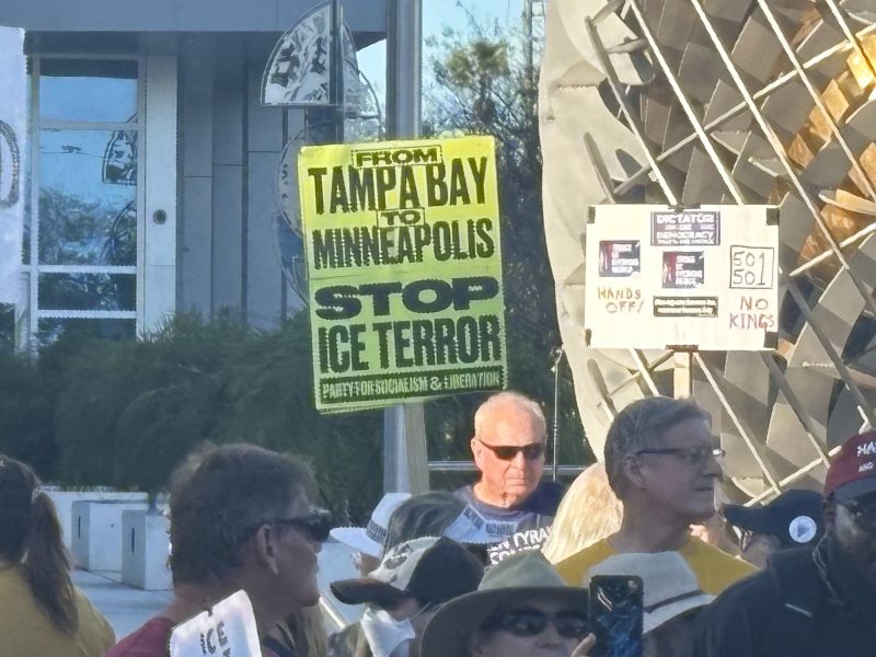 Protesters take to streets in St. Pete and Tampa over the shooting of Minneapolis mother