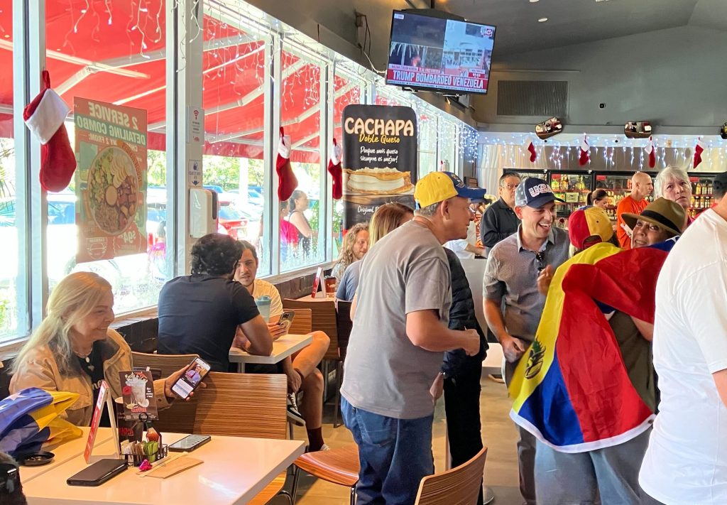 South Florida Venezuelans react to Maduro capture