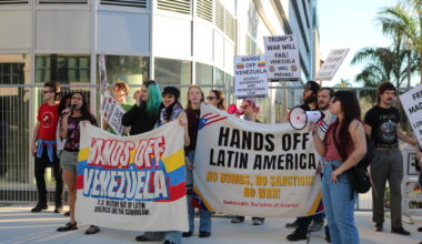 Progressive organizations hosts "Hands Off Venezuela" march in St. Petersburg