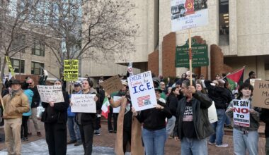 Tampa demonstrators protest Trump administration, one year after inauguration