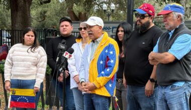 Casa de Venezuela press conference in Lake Eola Park