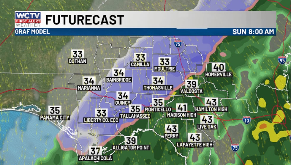 The changeover should happen between 6 a.m. and 1 p.m. on Sunday. You will not see winter...