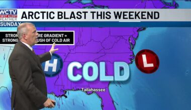 Near-record cold arrives this weekend... 🥶
