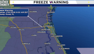 Another chilly start for Northeast Florida, Southeast Georgia; 70s return this week