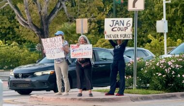 Key Biscayne group marked fifth anniversary of Jan. 6 attack. Some cursed them.
