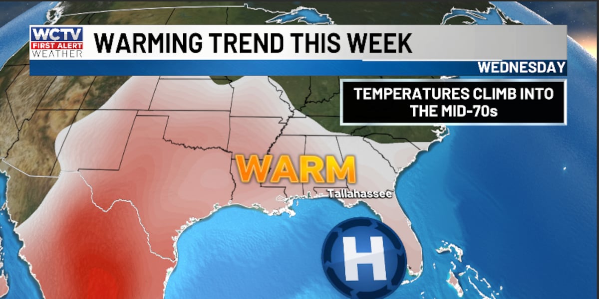 Warmer days are ahead 🌡️