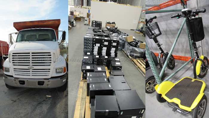 At this Orange County auction, you can get an SUV for $400, and a dump truck for $1K