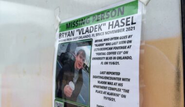 Bethany Hasel holds onto hope that her brother will be found and still puts up posters around Orange County.